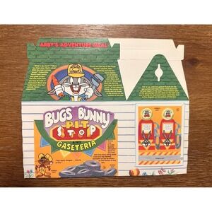 Vintage Arby's Kid Meal Box 1989 Bugs Bunny Advertisement Rare VTG Looney Tunes